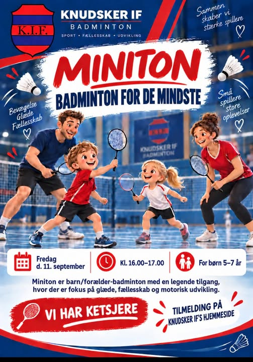 Miniton i Knudsker Badminton